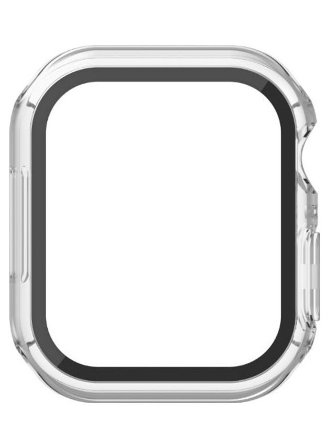 belkin - Tempered Curve 2-in-1 Built-in Screen Protector With Bumper For Apple Watch Series 7 41mm Clear - Image 1