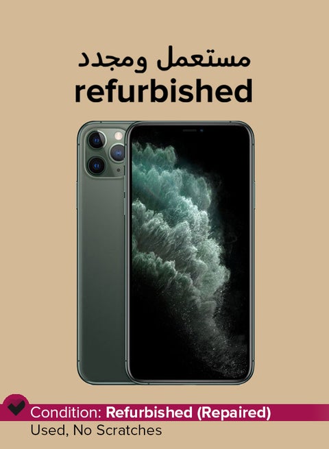 Refurbished - iPhone 11 Pro 256GB Midnight Green 4G With Facetime - International Version
