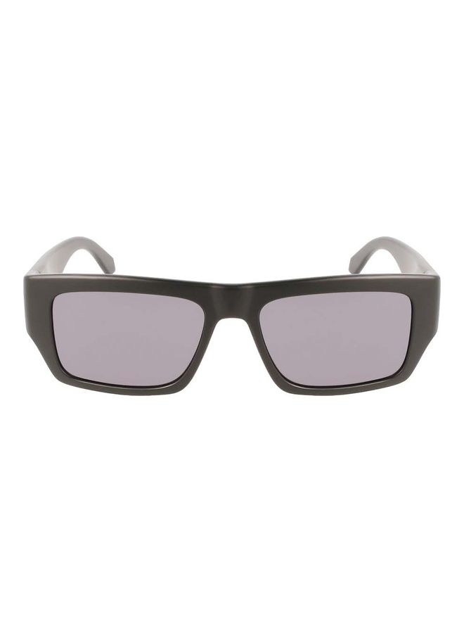 Calvin Klein Jeans Full Rim Injected Rectangle Sunglasses CKJ22635S 5417 (002) Matte Black - Image 2
