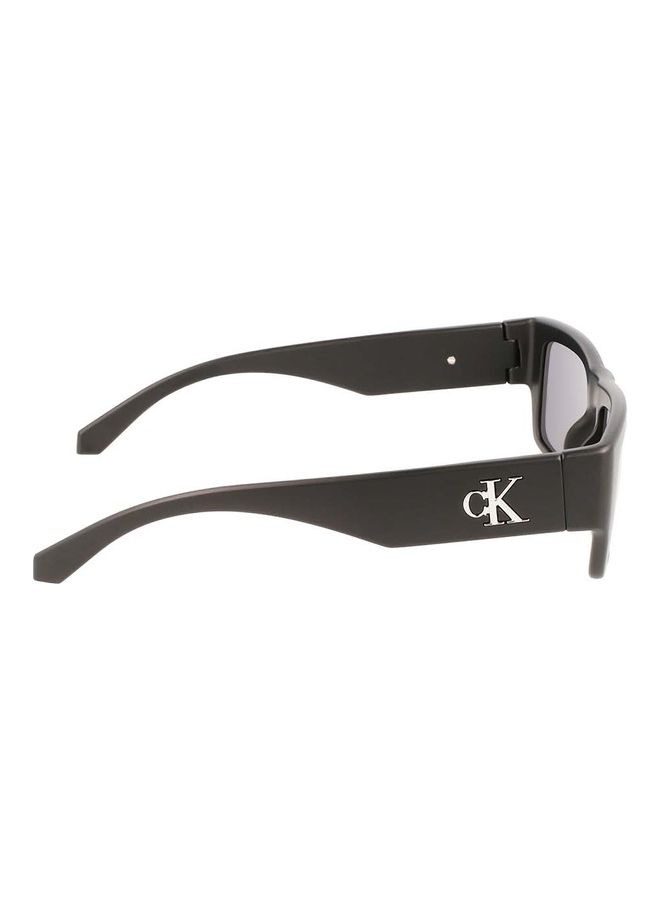 Calvin Klein Jeans Full Rim Injected Rectangle Sunglasses CKJ22635S 5417 (002) Matte Black - Image 4