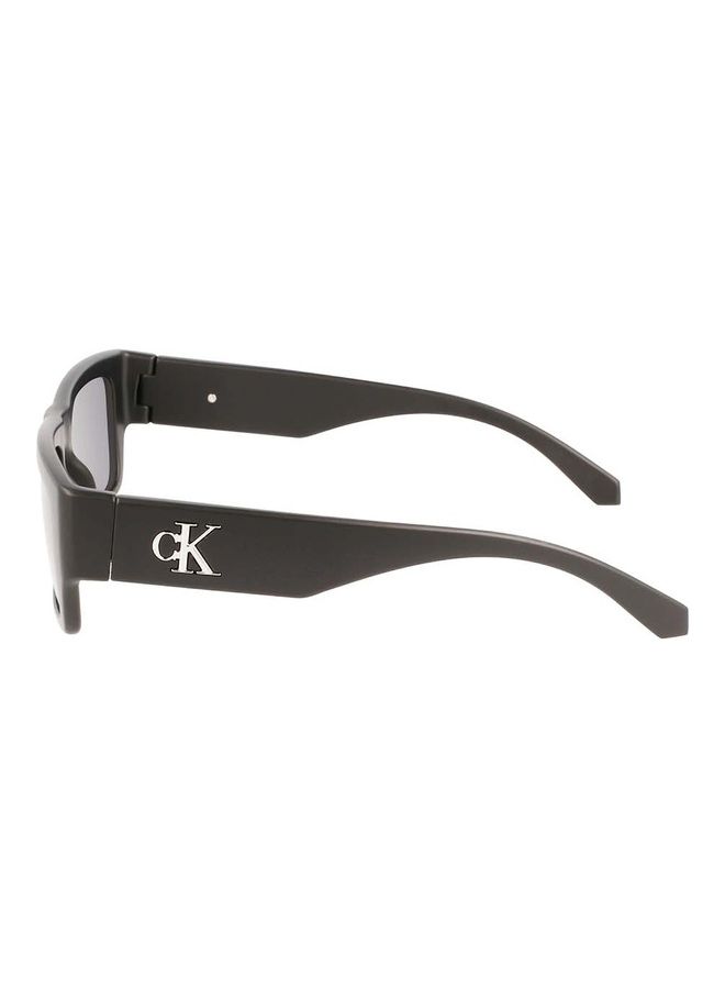 Calvin Klein Jeans Full Rim Injected Rectangle Sunglasses CKJ22635S 5417 (002) Matte Black - Image 5