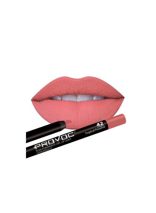 PROVOC Semi-Permanent Gel Lip Liner 42 Tropical Paradise  - Image 3