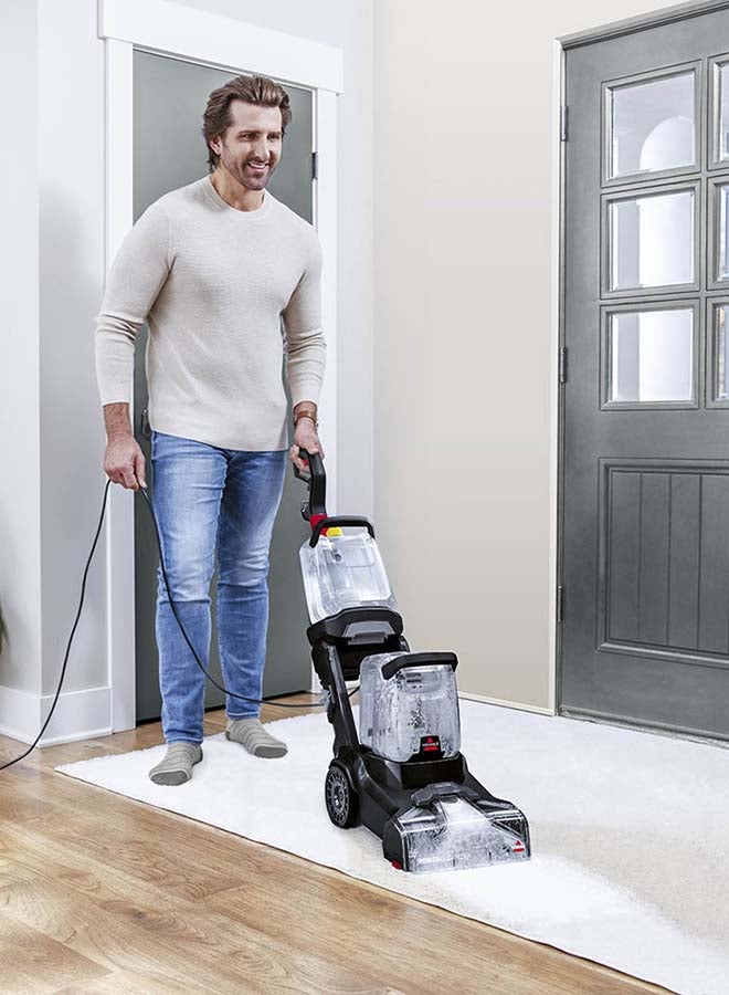 Bissell Powerclean 2X Upright Carpet Washer 4.7 L 600 W 3112K Charcoal Gray/MamboRed  - Image 2