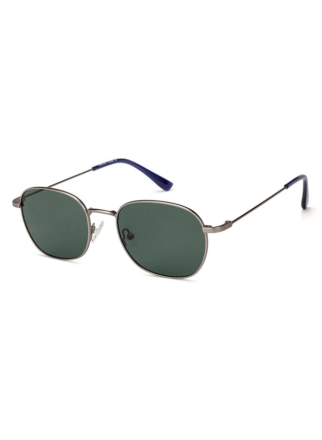 VINCENT CHASE Vintage Full Rim Round Frame Polarized & UV Protected Sunglasses VC S13132 - 52mm - Grey  - Image 2