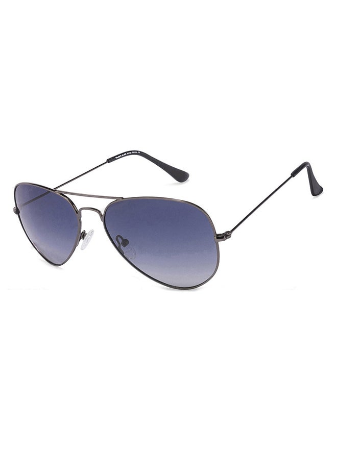 VINCENT CHASE Top Guns Full Rim Aviator Polarized & UV Protected Sunglasses For Men & Women VC 5158/P - 57mm - Grey  - Image 2