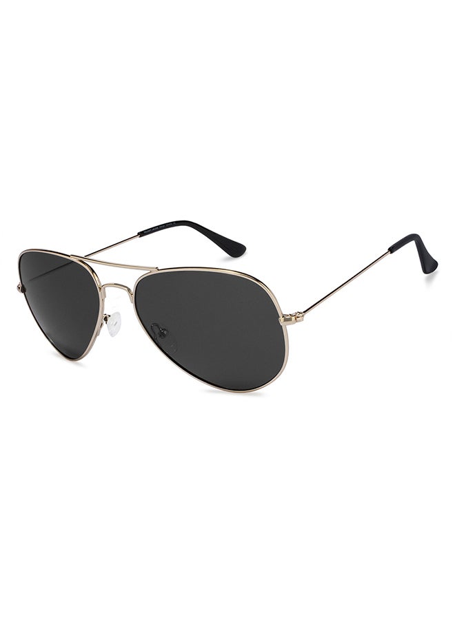 Top Guns Full Rim Aviator Polarized & UV Protected Sunglasses For Men & Women VC 5158/P - 58mm - Gold - v1660109269/N53248447A_2