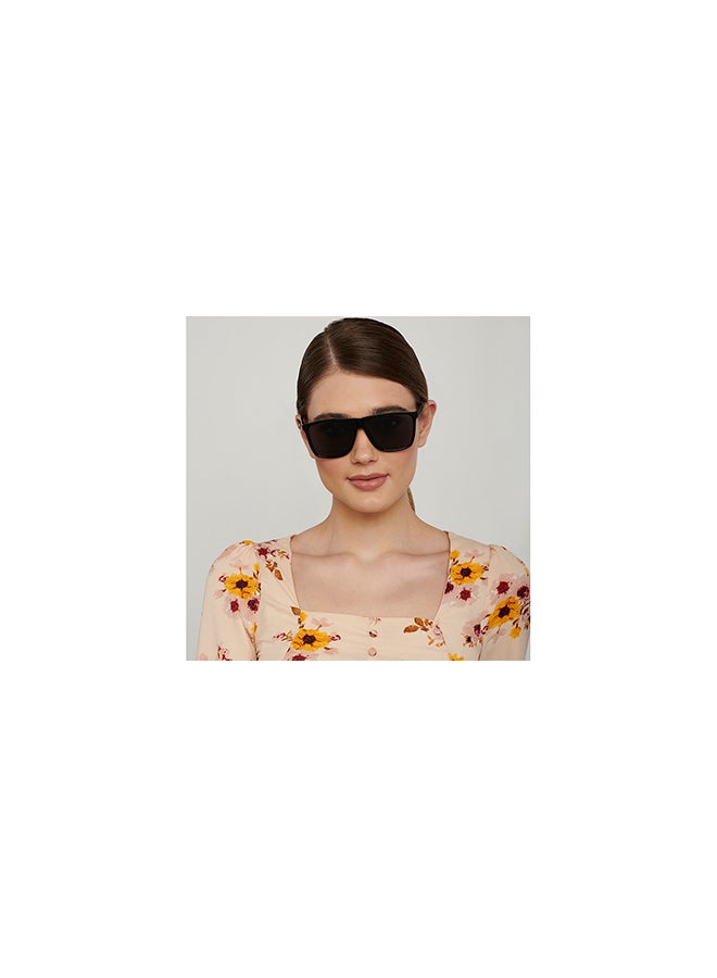 VINCENT CHASE - Athleisure Wayfarer Frame Polarized & UV Protected Sunglasses VC S14525 - Lens Size: 59mm - Black - Image 1