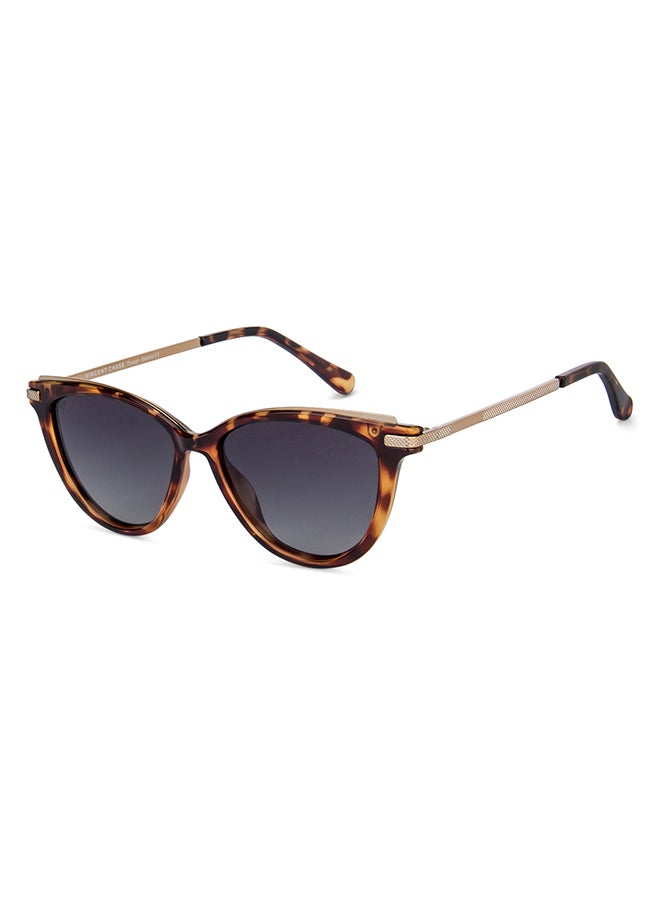 VINCENT CHASE Women's Full Rim Cat Eye Polarized Sunglasses - Lens Size: 50mm - Brown  - Image 2