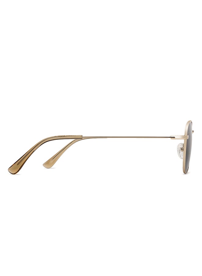 VINCENT CHASE - Vintage Full Rim Round Frame Polarized & UV Protected Sunglasses VC S13132 - 52mm - Gold - Image 1
