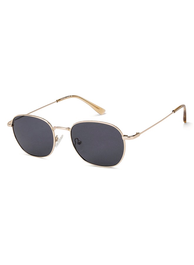 VINCENT CHASE - Vintage Full Rim Round Frame Polarized & UV Protected Sunglasses VC S13132 - 52mm - Gold - Image 1