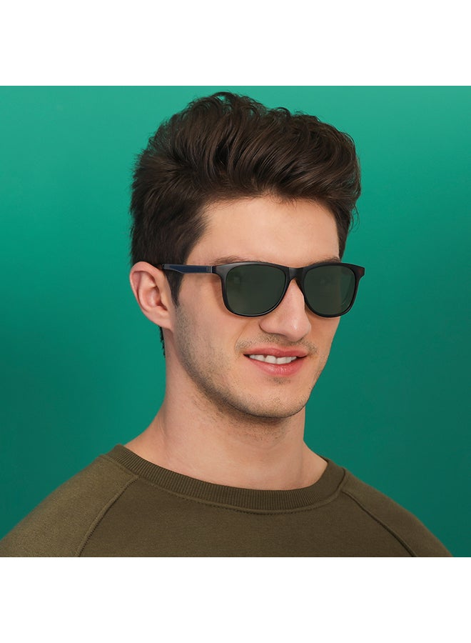 VINCENT CHASE - Nomades Full Rim Wayfarer Polarized & UV Protected Sunglasses For Men & Women VC S11113 - 54mm - Brown - Image 1