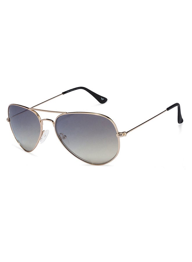 VINCENT CHASE Top Guns Full Rim Aviator Polarized & UV Protected Sunglasses For Men & Women VC 5158 - 58mm - Gold  - Image 2