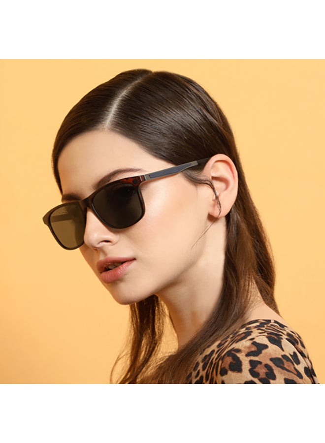 VINCENT CHASE - Nomades Full Rim Wayfarer Polarized & UV Protected Sunglasses For Men & Women VC S11113 - 54mm - Brown - Image 1