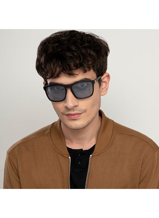 VINCENT CHASE Mirage Full Rim Wayfarer Frame Polarized & UV Protected Sunglasses VC S13981 - 54mm - Black  - Image 3