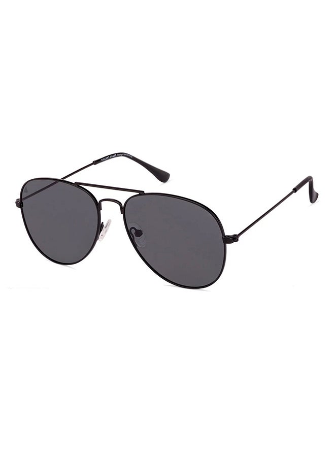 VINCENT CHASE Nomades Full Rim Aviator Frame Polarized & UV Protected Sunglasses VC S11075 - Lens Size: 50mm - Black  - Image 2