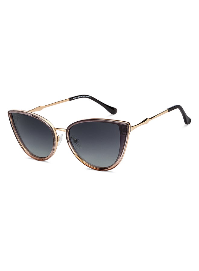 VINCENT CHASE - Vintage Full Rim Cat Eye Shape Polarized & UV Protected Sunglasses VC S11759 - Lens Size: 50mm - Image 1