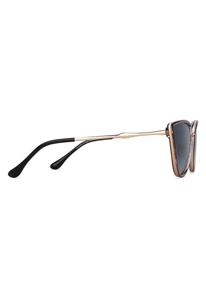 VINCENT CHASE - Vintage Full Rim Cat Eye Shape Polarized & UV Protected Sunglasses VC S11759 - Lens Size: 50mm - Image 1