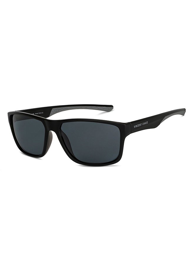 Mirage Full Rim Sport Polarized & UV Protected Sunglasses VC S14121 - Lens Size: 50mm - Black - v1660109347/N53331859A_2