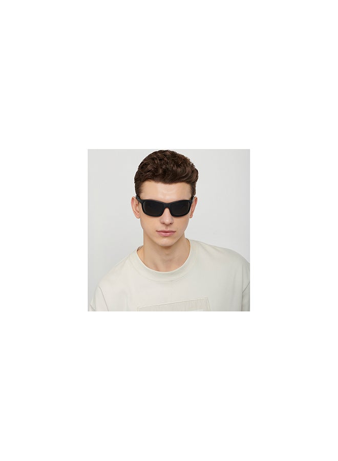 VINCENT CHASE Mirage Full Rim Sport Polarized & UV Protected Sunglasses VC S14116 - Lens Size: 58mm - Black  - Image 3
