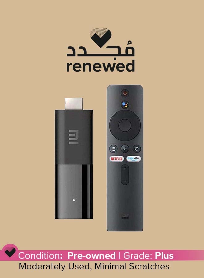 شاومي Renewed - Mi Android TV Stick with Built in Chromecast Black - Image 1