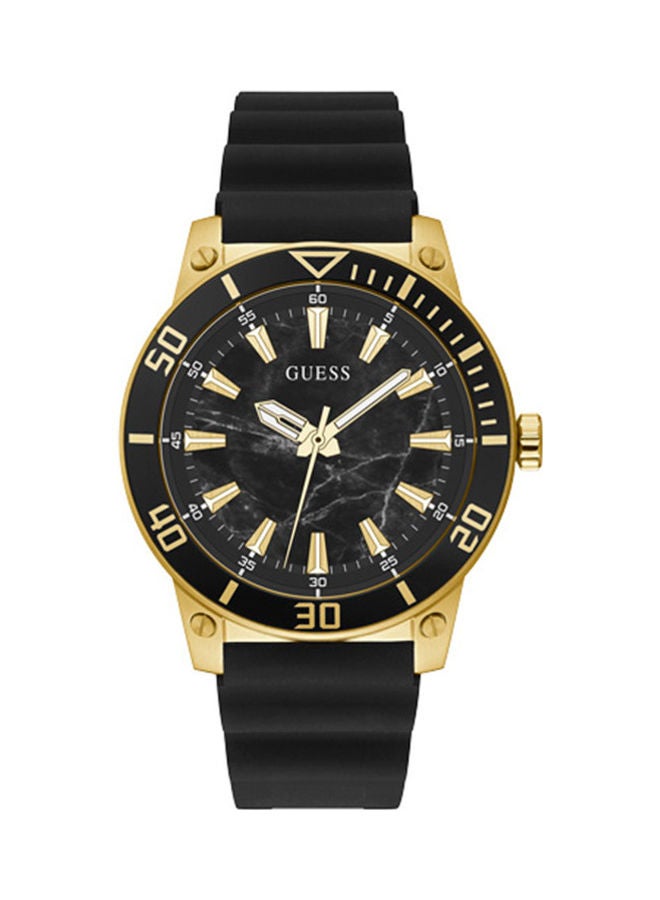 GUESS Men's Black Dial Silicone Analog Watch GW0420G2  - Image 1