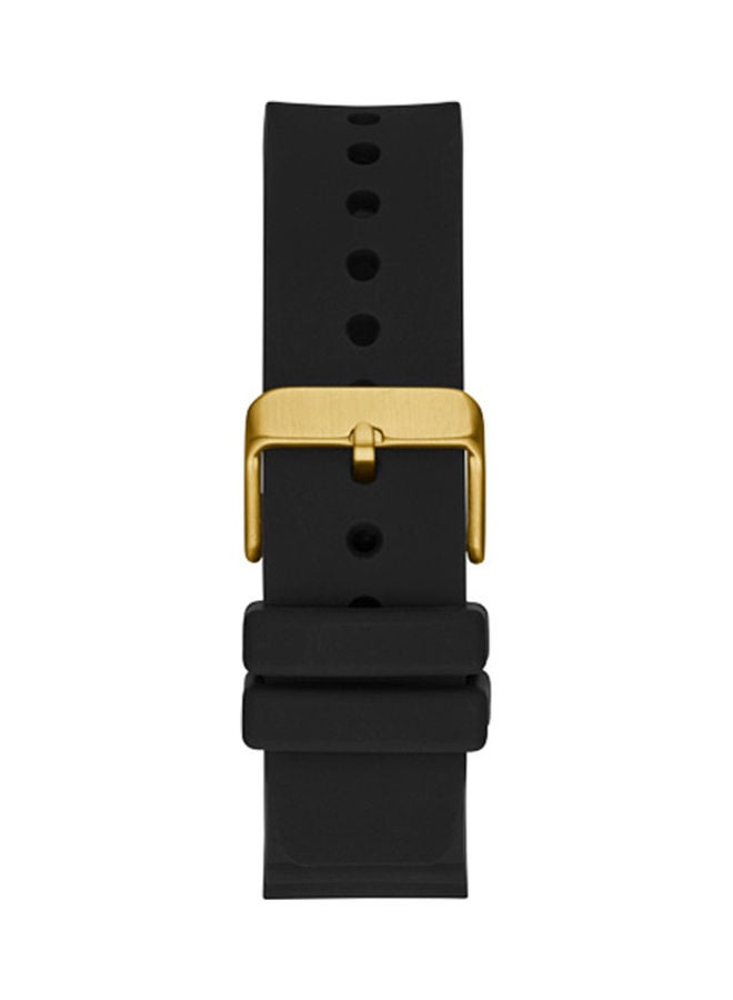 GUESS Men's Black Dial Silicone Analog Watch GW0420G2  - Image 3