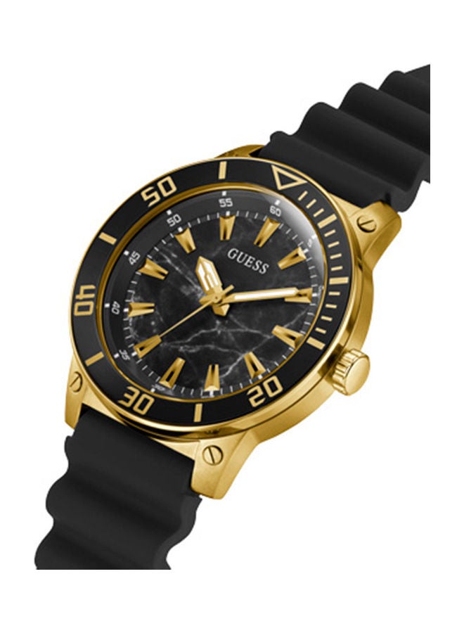 GUESS Men's Black Dial Silicone Analog Watch GW0420G2  - Image 4