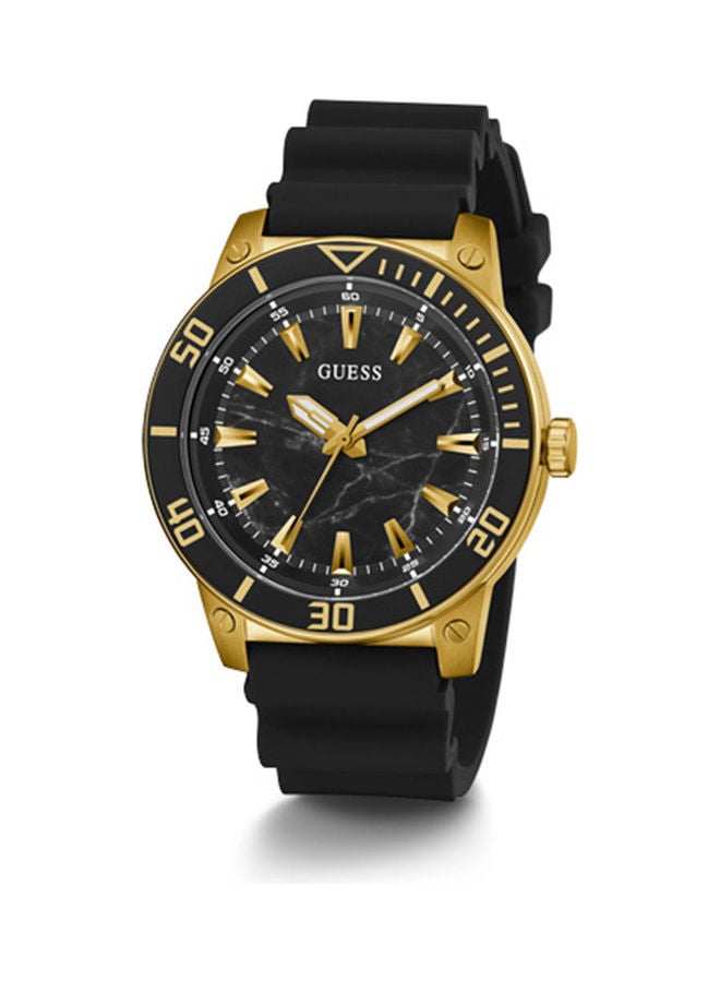 GUESS Men's Black Dial Silicone Analog Watch GW0420G2  - Image 5