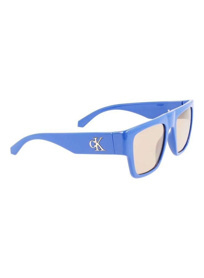 Calvin Klein Jeans Full Rim Injected Rectangle Sunglasses CKJ22636S 5321 (400) Blue  - Image 3