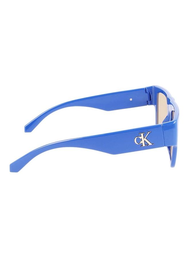 Calvin Klein Jeans Full Rim Injected Rectangle Sunglasses CKJ22636S 5321 (400) Blue  - Image 4