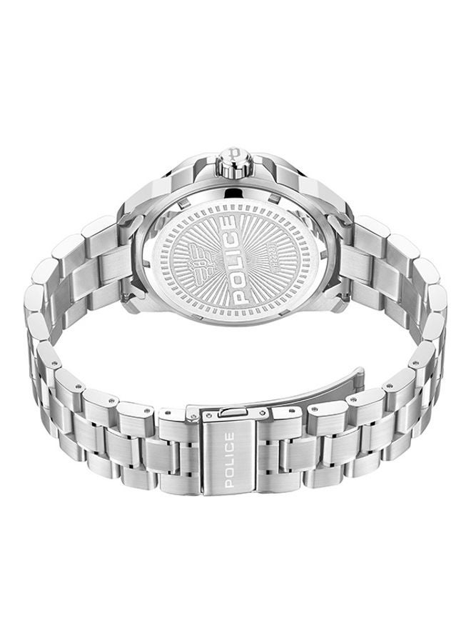 POLICE Men's Thornton Stainless Steel Analog Wrist Watch PEWJH2228103 - 43mm - Silver - Image 3