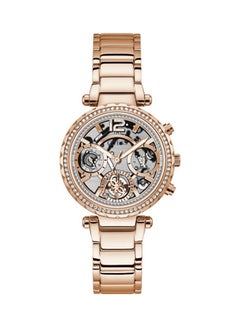 GUESS Women's Clear Dial Stainless Steel Multi-Function Watch GW0403L3  - Image 1