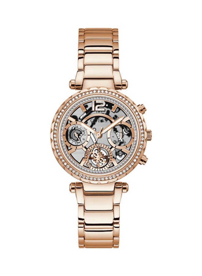 GUESS Women's Clear Dial Stainless Steel Multi-Function Watch GW0403L3  - Image 1