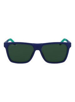 Men's Full Rim Injected Rectangle Sunglasses L972S 5714 (401) Matte Blue