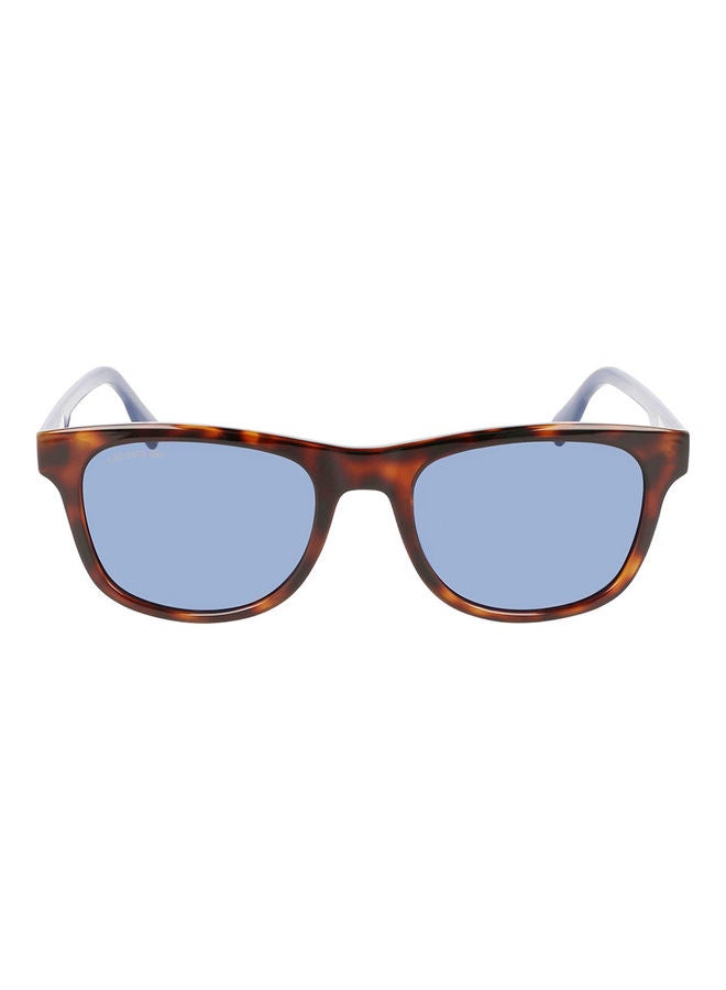 LACOSTE Full Rim Injected Modified Rectangle Sunglasses L969S 5420 (230) Havana - Image 1