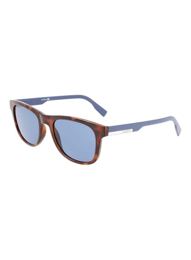 LACOSTE Full Rim Injected Modified Rectangle Sunglasses L969S 5420 (230) Havana - Image 2
