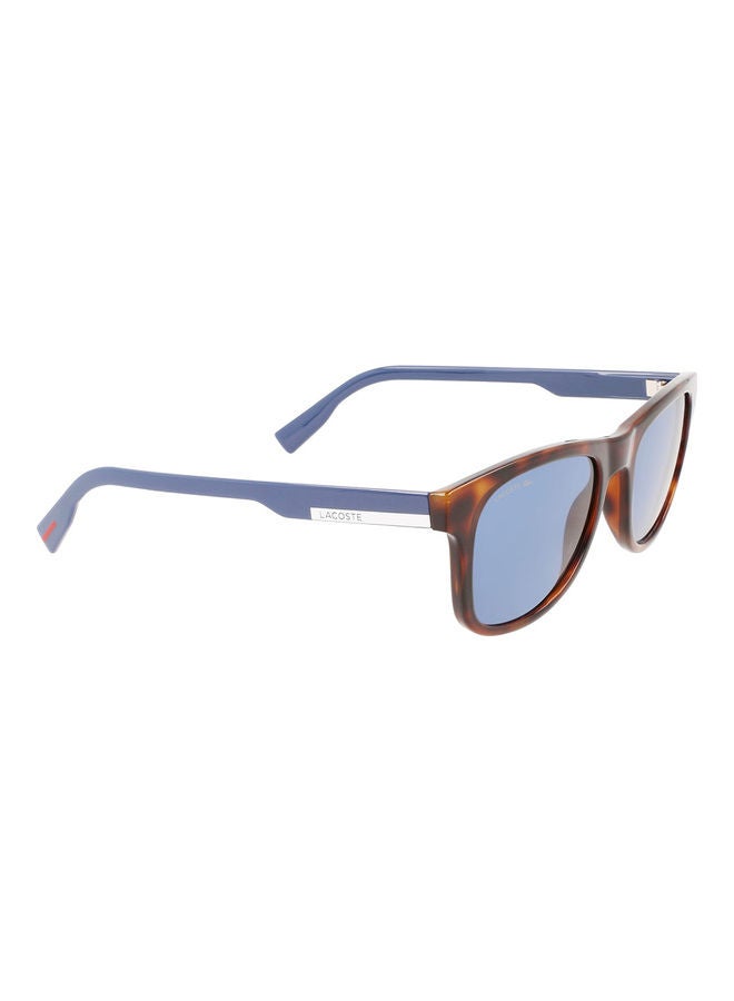 LACOSTE Full Rim Injected Modified Rectangle Sunglasses L969S 5420 (230) Havana - Image 3