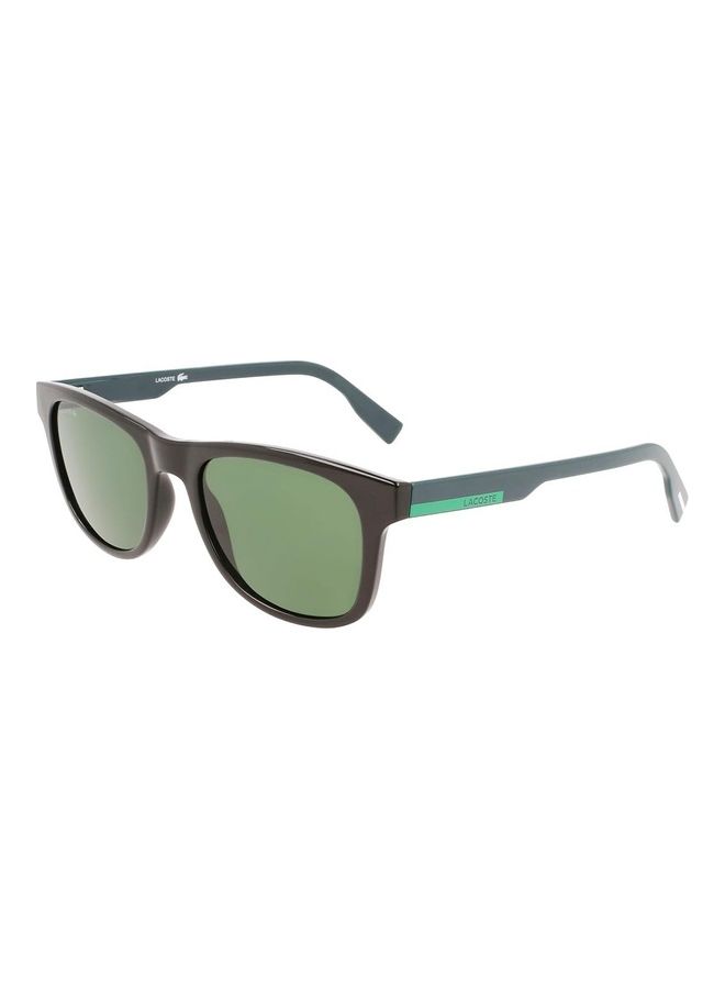 Full Rim Injected Modified Rectangle Sunglasses L969S 5420 (001) Black - v1660114989/N53340375A_2