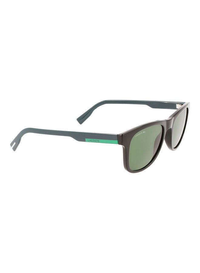 Full Rim Injected Modified Rectangle Sunglasses L969S 5420 (001) Black - v1660114989/N53340375A_3