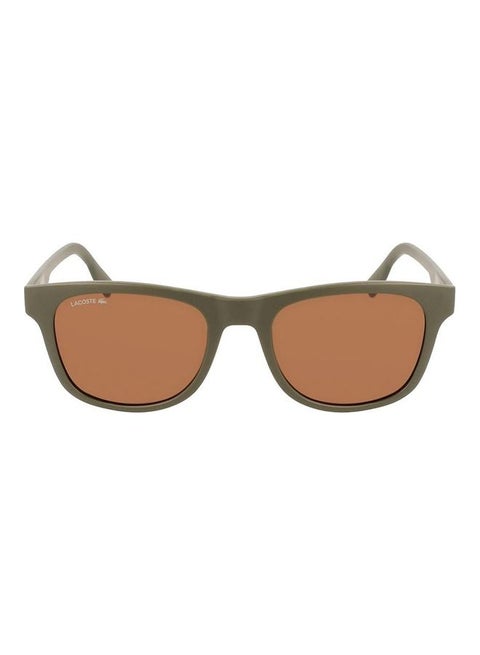 Full Rim Injected Modified Rectangle Sunglasses L969S 5420 (317) Matte Khaki