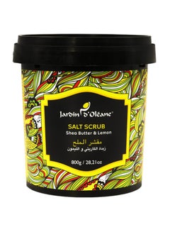 Salt Scrub With Shea Butter And Lemon White 800grams