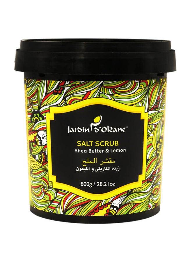 JARDIN D OLEANE - Salt Scrub With Shea Butter And Lemon White 800grams - Image 1