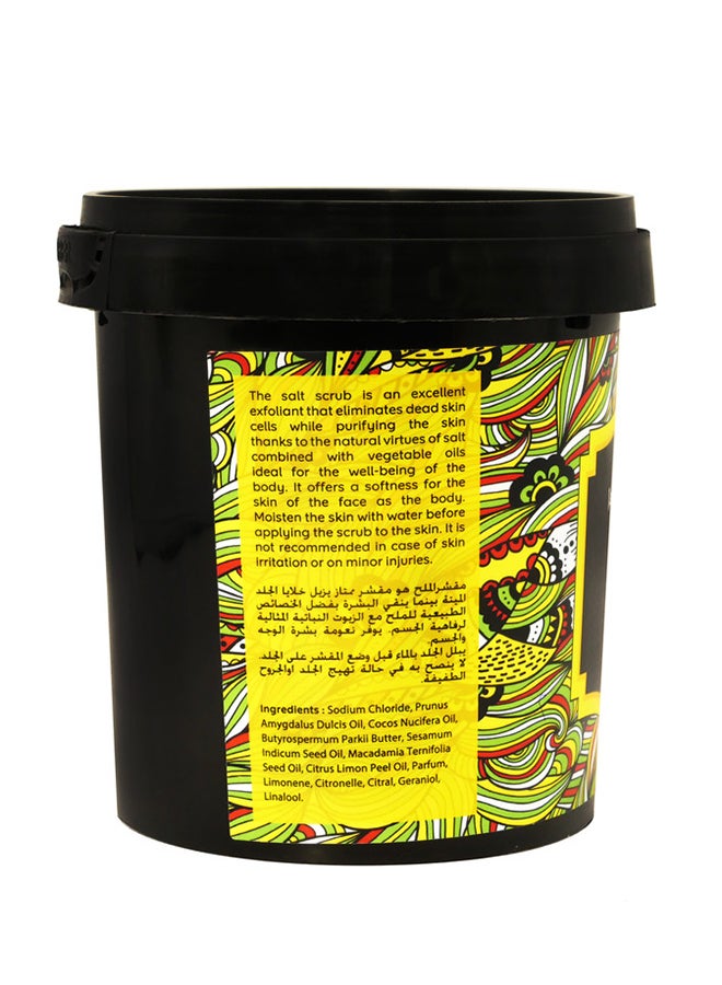 JARDIN D OLEANE - Salt Scrub With Shea Butter And Lemon White 800grams - Image 1