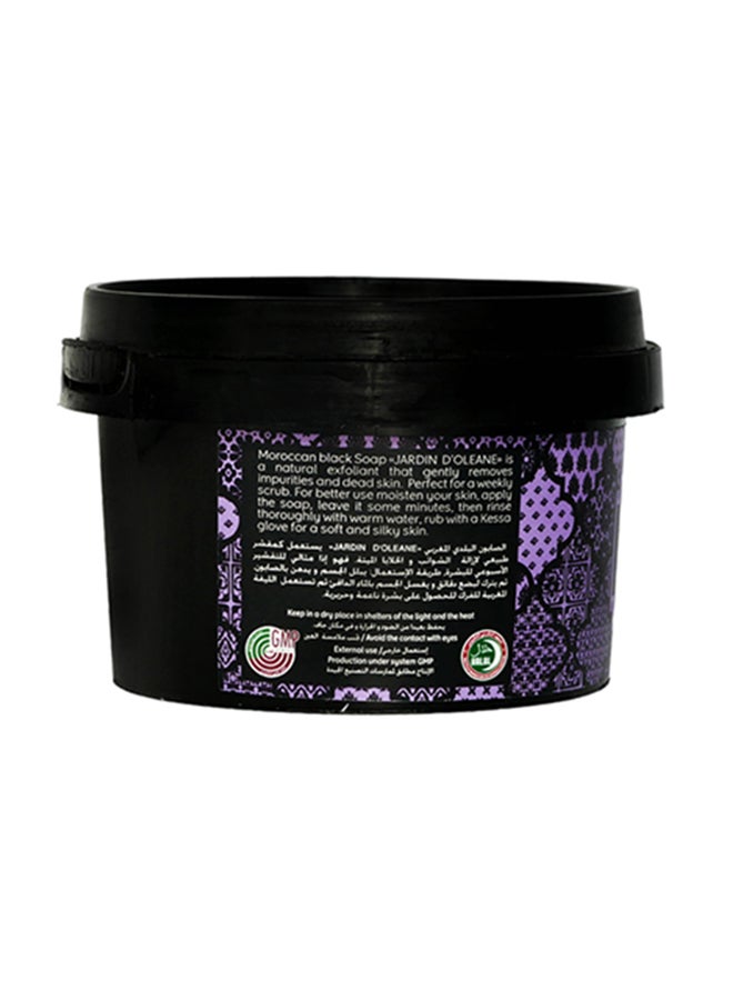 JARDIN D OLEANE Moroccan Black Soap With Ghassoul And Rosemary Essential Oil 250grams  - Image 2