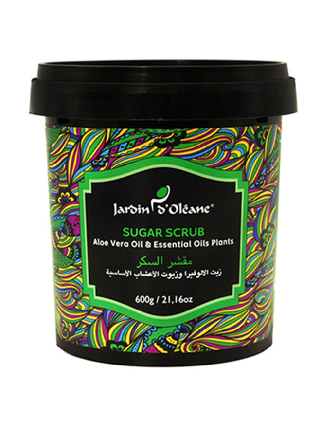 JARDIN D OLEANE Sugar Scrub With Alo Vera Oil And Essentail Oil 600grams  - Image 1