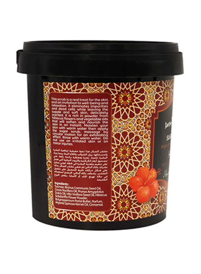 JARDIN D OLEANE Sugar Scrub With Argan Oil And Hibiscus Powder Multicolour 600grams  - Image 2