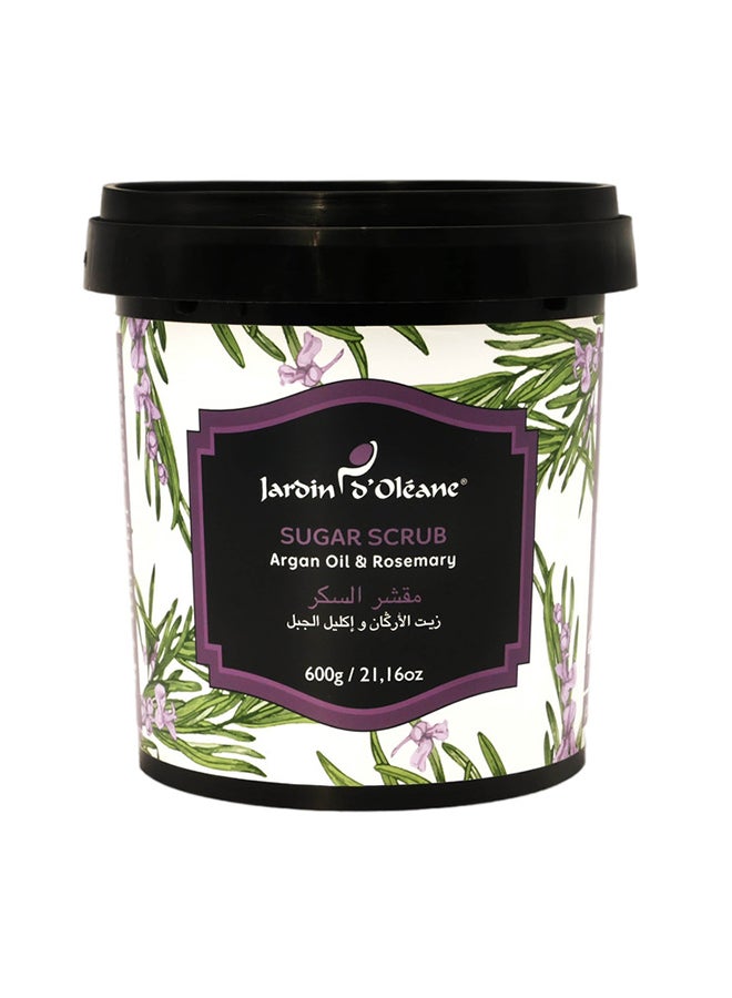 JARDIN D OLEANE Sugar Scrub With Argan Oil And Rosemary 600grams  - Image 1