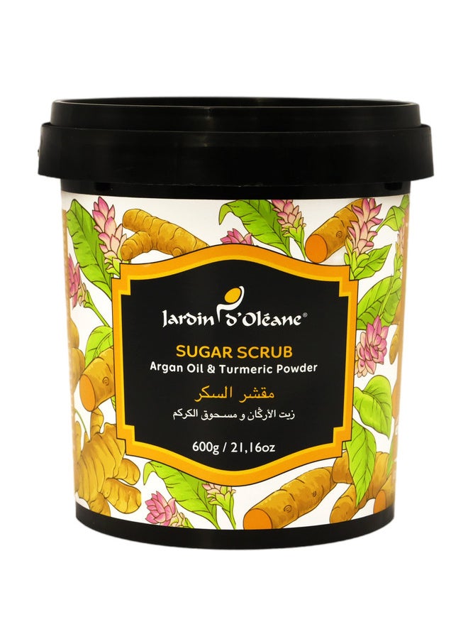 JARDIN D OLEANE Sugar Scrub With Argan Oil And Turmeric Powder 600grams  - Image 1