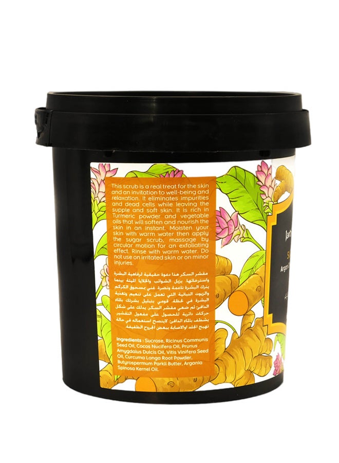 JARDIN D OLEANE Sugar Scrub With Argan Oil And Turmeric Powder 600grams  - Image 2