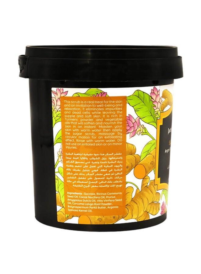 JARDIN D OLEANE Sugar Scrub With Argan Oil And Turmeric Powder 600grams  - Image 3